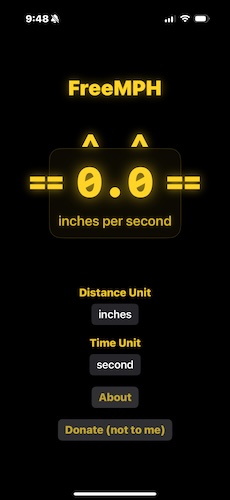 FreeMPH screenshot with cat ears